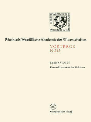 cover image of Plasma-Experimente im Weltraum